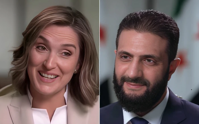 هل لديكِ شك في ذلك؟.. بالفيديو: تعليق الشرع على سؤال مذيعة أمريكية حول وصف ترامب له بالوسيم والقوي