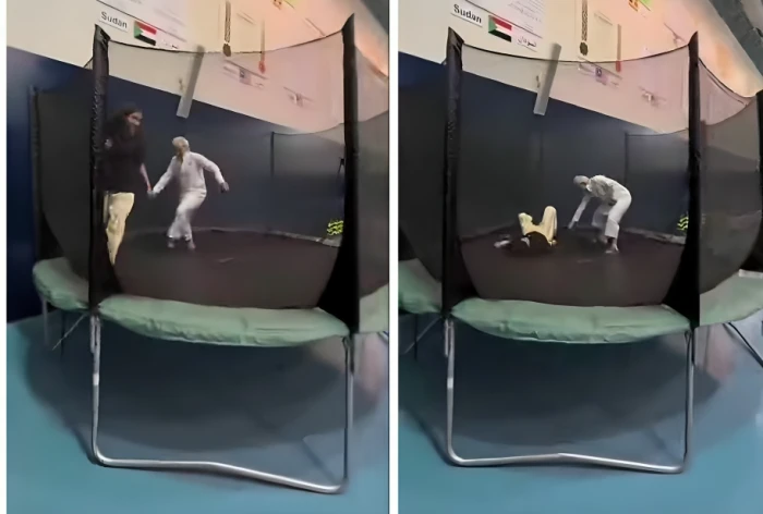 بالفيديو: الأمير الوليد بن طلال يمازح حفيداته ويلاحقهن داخل "نطيطة" محاولًا الإمساك بهن