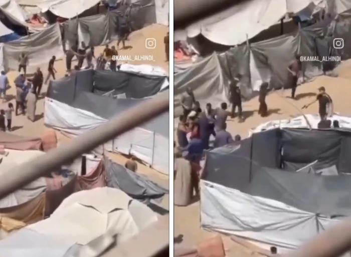 بالفيديو: عناصر من حماس يعتدون على الفلسطينيين في مخيمات غزة ويطلقون النار عليهم