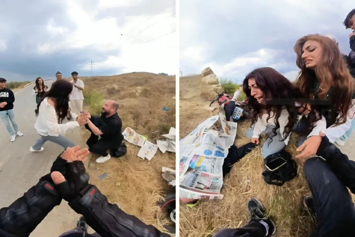 بالفيديو.. ردة فعل فتاة تركية بعدما تظاهر حبيبها بوفاته في حادث دراجة نارية ليفاجئها بطلب الزواج