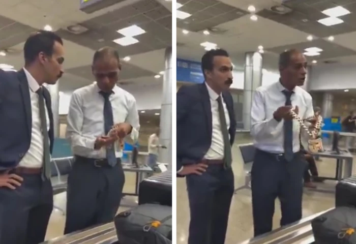 بالفيديو: جمارك مطار القاهرة توقف مغني أمريكي شهير بسبب سلسلة ذهب وزنها 2 كيلوجرام