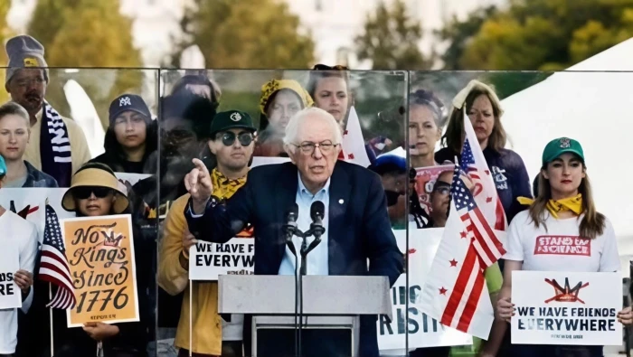 بالصور.. احتجاجات مناهضة لترامب في جميع أنحاء أميركا.. ومتظاهرون يطالبونه بالرحيل