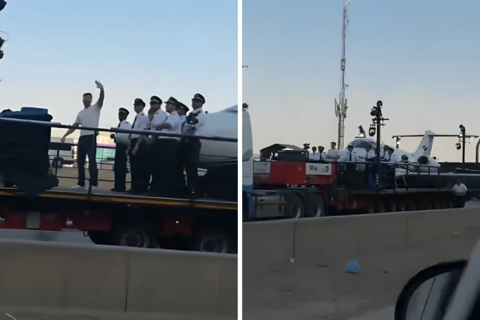 فيديو متداول  لليوتيوبر الأمريكي الشهير  "مستر بيست" مع طائرته الخاصة على طريق الملك فهد بالرياض