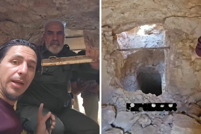 سوريا.. بالفيديو.. العثور على نفق بداخله سجن سري تحت الأرض يتبع لميليشيات شيعية بريف حمص