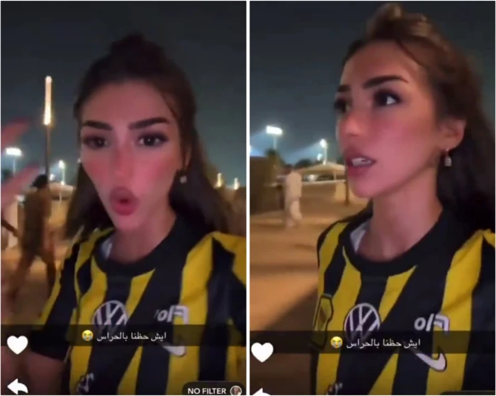 بالفيديو.. مشجعة اتحادية تنفجر غضبا بعد خسارة فريقها أمام الهلال: نزلوني أنا ألعب إذا ما تعرفوا تلعبوا