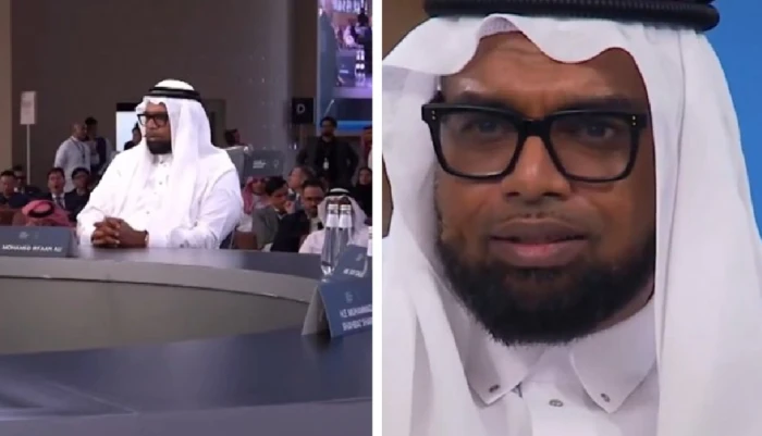 بالفيديو.. رئيس جمهورية غويانا يرتدي الزي السعودي في مؤتمر  مبادرة مستقبل الاستثمار بالرياض