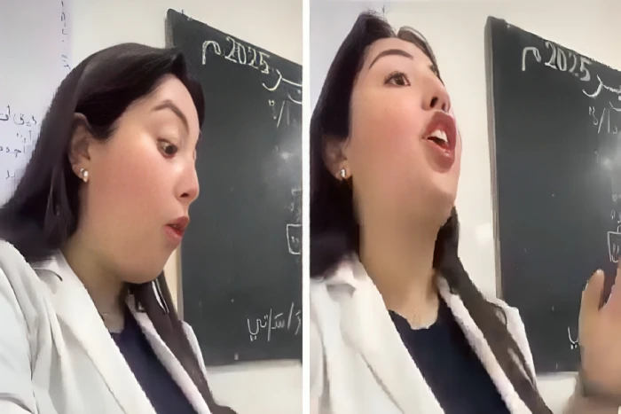 فيديو لمعلمة لغة عربية جزائرية يلقى رواجًا واسعًا بسبب طريقتها المبتكرة في الشرح
