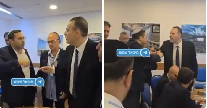 بالفيديو.. مشادة حادة بين وزيرين إسرائيليين كادت تتحول إلى عراك بالأيدي