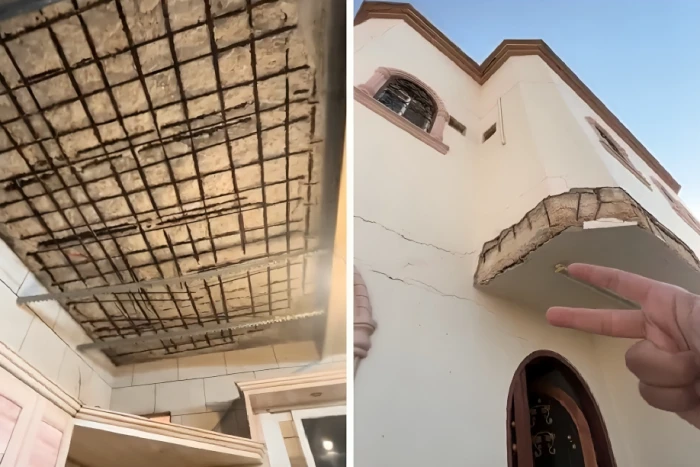 بالفيديو.. مواطن يوثق سقوط السقف داخل منزل والده ويكشف السبب الخطير الذي قد يغفل عنه الكثيرون