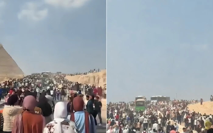 فيديو متداول لأعداد كبيرة من المصريين يتوجهون إلى المتحف المصري