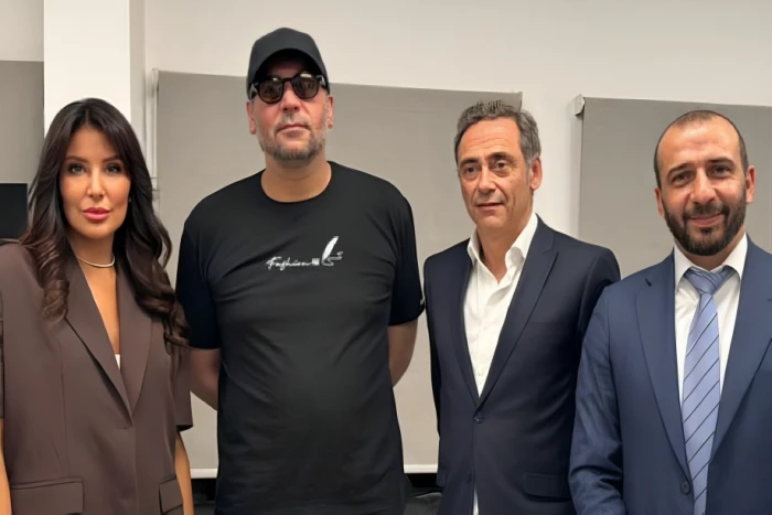 بالصور.. أول ظهور لهانيبال القذافي بعد الإفراج عنه عقب سجنه 10 سنوات في لبنان