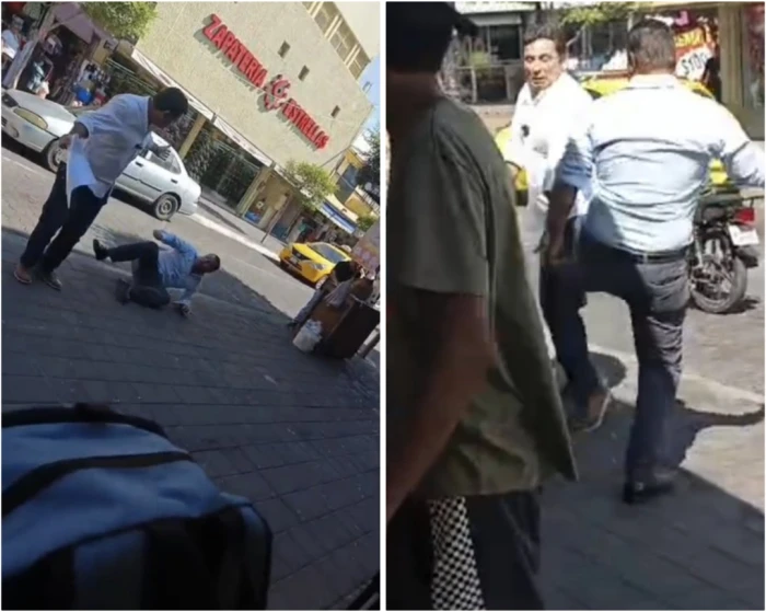 بالفيديو.. مشاجرة ولكمات متبادلة بين مسؤولين في المكسيك أمام أعين المارة!