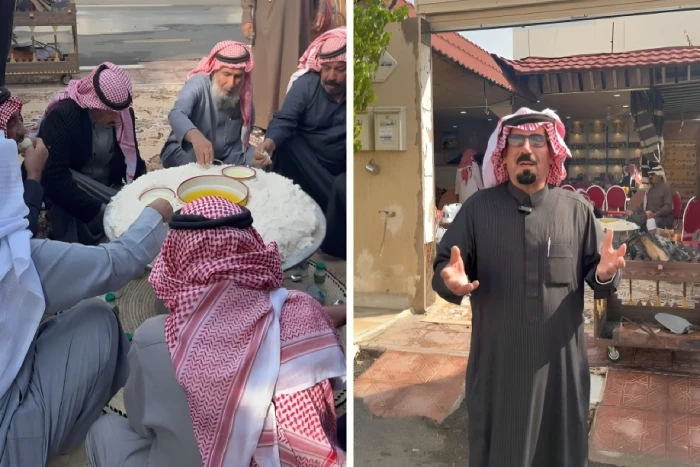 بالفيديو.. مواطن يروي قصة إقامته وليمة شعبية في ‎حائل صبيحة أول أيام المطر