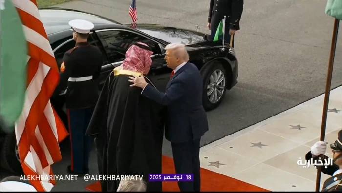 بالفيديو: لحظة وصول ولي العهد للبيت الأبيض و"ترامب" في مقدمة مستقبليه