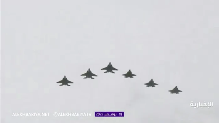 بالفيديو: طائرات حربية تحلق فوق البيت الأبيض ترحيباً بوصول ولي العهد