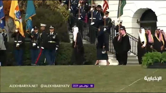 بالفيديو: لحظة وصول الوفد المرافق لولي العهد إلى البيت الأبيض