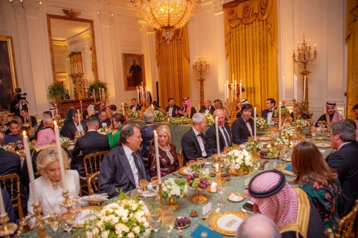 تفاصيل قائمة الطعام لحفل العشاء الذي أقامه الرئيس ترمب على شرف ولي العهد الأمير محمد بن سلمان