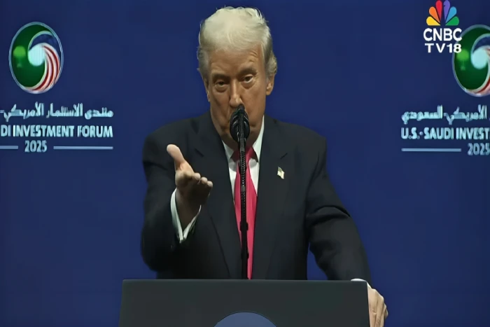 خلال منتدى الاستثمار..بالفيديو.. ترامب يكشف سبب الإشارة إلى اسم ولي العهد في خطاباته آلاف المرات