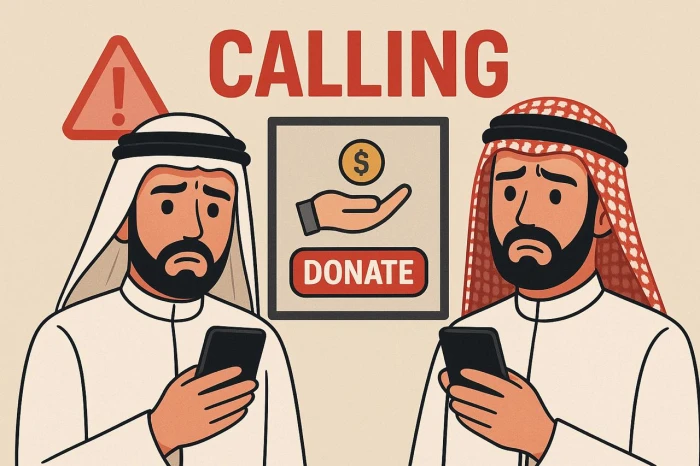 استدعاء مشهورين يروّجان لإعلانات مخالفة لجمع التبرعات