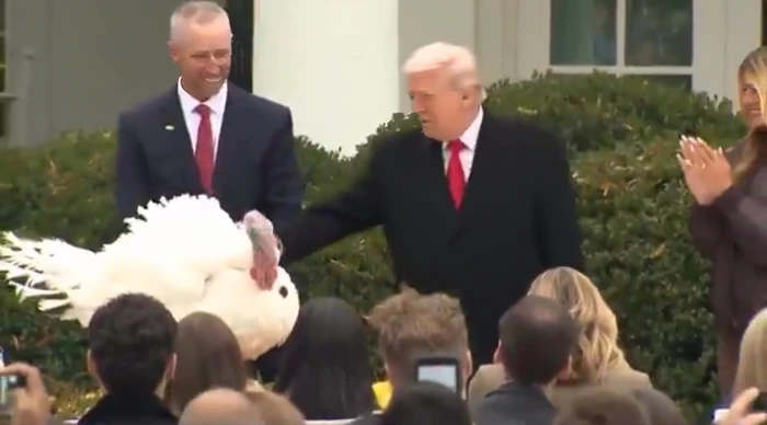 بالفيديو.. ترامب يعفو عن ديك رومي خلال حفل بالبيت الأبيض