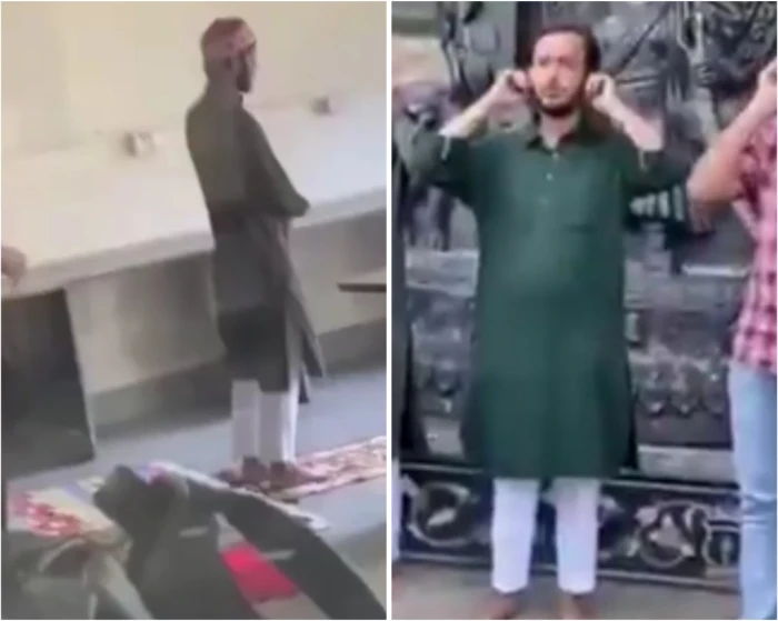 "بعد رؤيتهم يصلون داخل الجامعة".. بالفيديو.. هندوس يجبرون طلاب مسلمين على الاعتذار لصنم وإبداء الاحترام له!