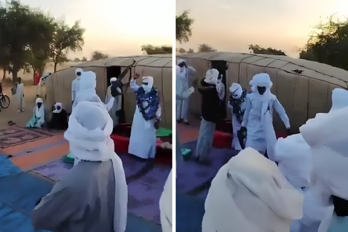 فيديو يوثق لحظة مقتل عريس بالخطأ أثناء حفل زفافه في تشاد