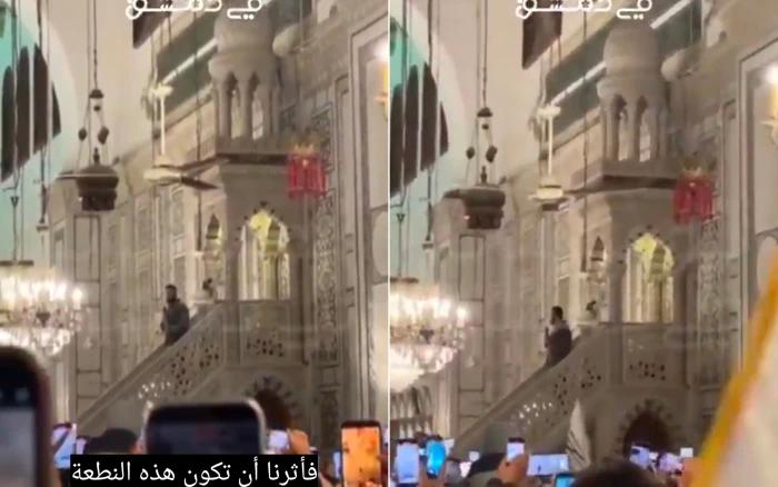 بالفيديو..الرئيس السوري أحمد الشرع يكشف عن هدية السعودية للمسجد الأموي