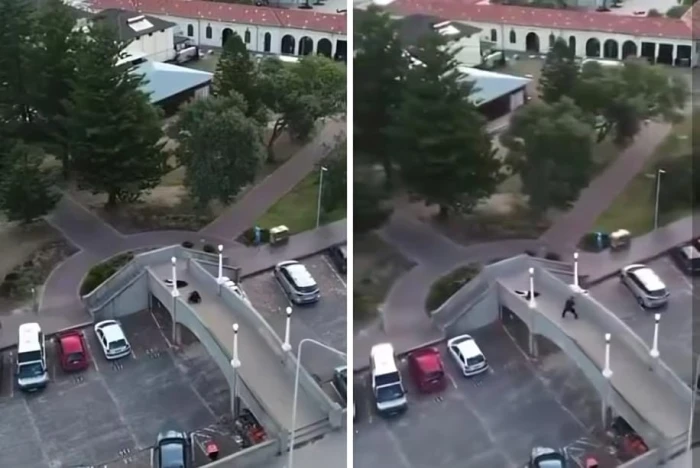 بالفيديو.. «درون» توثق لحظة مقتل مسلح وإصابة الآخر أثناء تبادل إطلاق النار مع الشرطة خلال الهجوم على تجمع يهودي في سيدني