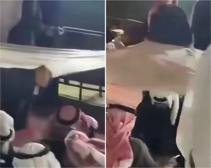 بالفيديو.. "كويتي" يعد وليمة لضيوفه تحت المطر و"المعازيب" يمسكون بغطاء لحمايتهم