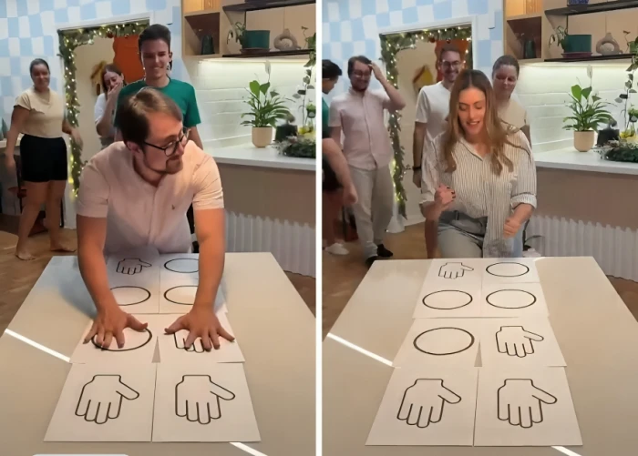 لعبة تتحول لترند عالمي ... بالفيديو .. تحدٍ بسيط يتحول إلى اختبار للعقل والجسد يجتاح مواقع التواصل