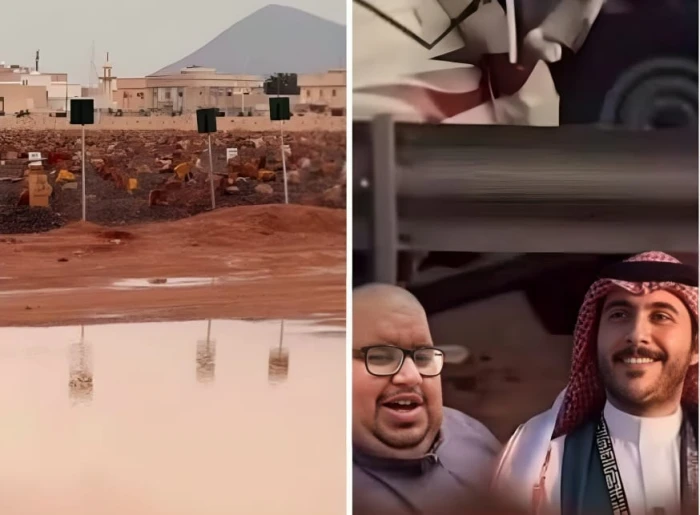 بعد خروجه من المستشفى.. «أبو حصة» يزور صديقه الراحل أبو مرداع في المقبرة