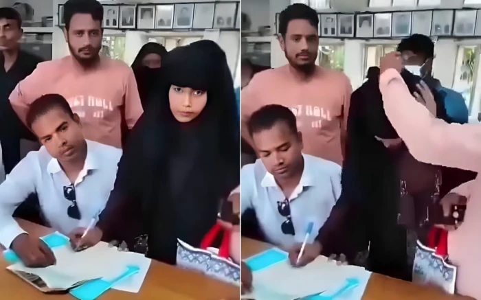 فيديو متداول لمنظمة خيرية في الهند ترفض تقديم مساعدات غذائية لمسلمة منتقبة إلا بعد رفع النقاب
