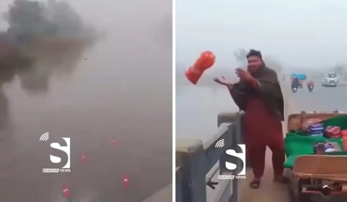 بالفيديو.. مزارعون باكستانيون يلقون أكياسًا من البصل في النهر.. والكشف عن السبب