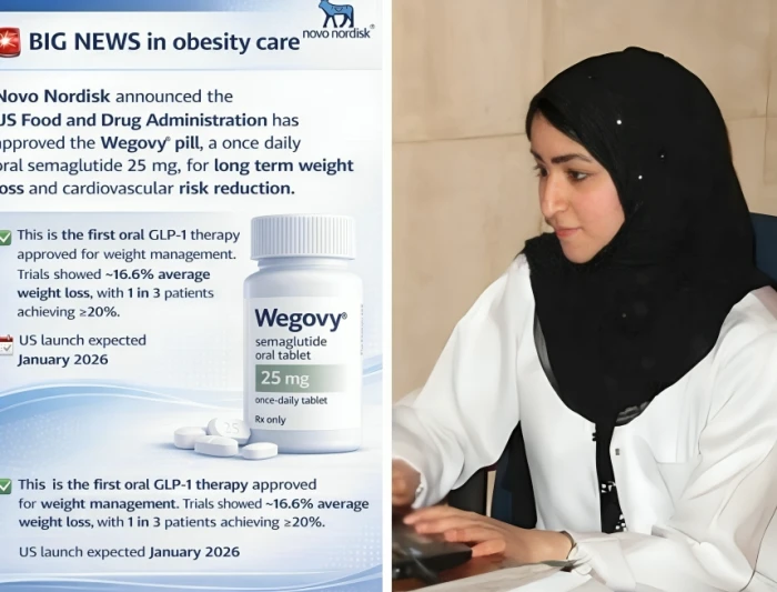 أول تعليق من الدكتورة "لمى عامر" على الاعتماد الأمريكي لأقراص "ويجوفي" للتخسيس بديلاً عن الحقن