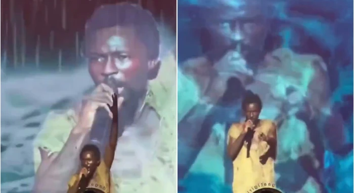 بالفيديو: مدعي النبوة يظهر على المسرح ويغني في حفلة "كريسماس" بعد تأجيل الطوفان المزعوم