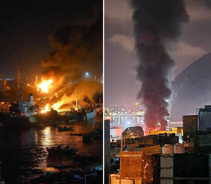 التحالف يكشف نتائج الضربة العسكرية على ميناء المكلا من حيث الخسائر البشرية والبنية التحتية