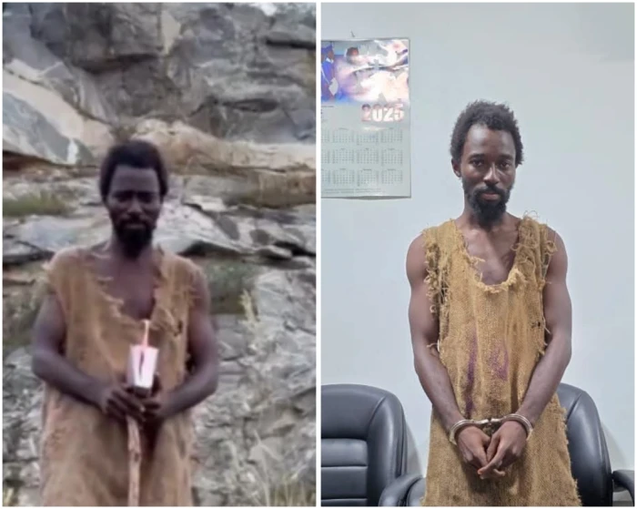 أحدث ظهور لمدعي النبوة "أبو نوح".. الشرطة في غانا تفاجئه ليلة رأس السنة!