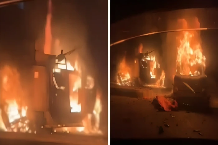 بالفيديو.. تدمير آليات عسكرية تابعة لمليشيا الانتقالي المارقة في حضرموت بعد استهدافها من طيران التحالف باليمن