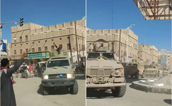 بالفيديو.. انتشار قوات "درع الوطن" وسط مدينة القطن بعد السيطرة عليها وتطهيرها من المتمردين