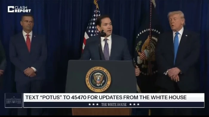 بعد اعتقال الرئيس الفنزويلي… بالفيديو.. ترامب يمازح وزير خارجيته: أريد مكافأة 50 مليون دولار مقابل القبض عليه