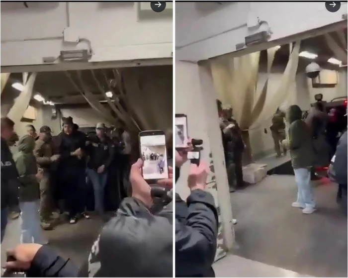 بالفيديو: أول ظهور لزوجة "نيكولاس مادورو" أثناء اقتياده من قبل مكافحة مخدرات نيويورك