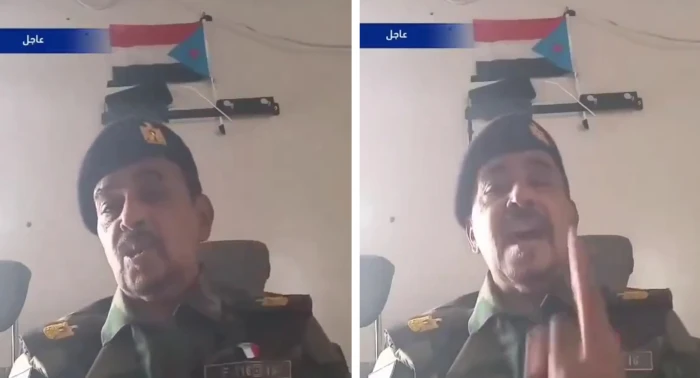 بالفيديو.. قيادي انتقالي مخاطبا قيادات الميليشيا: أنا حذرتكم  وقلت لكم لا تستعدوا السعودية وهذه هي النتيجة .. "السعودية من واجهها ما يشوف خير"