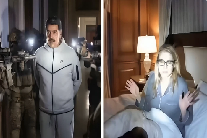 أول فيديو لعملية القبض على الرئيس الفنزويلي  وزوجته محاكاة بالذكاء الاصطناعي