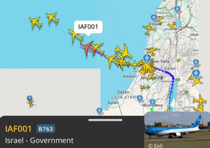 مؤشر محتمل لقرب ضرب إيران... إقلاع طائرة نتنياهو «جناح صهيون» من إسرائيل