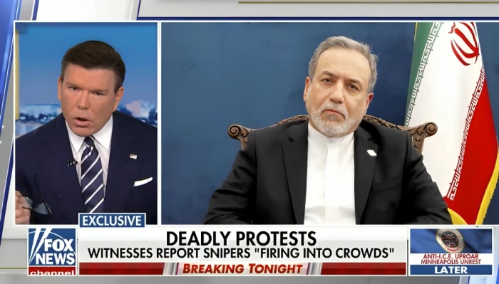 بالفيديو.. وزير الخارجية الإيراني يعلق على فيديو تكدس أكياس الجثث : ماحدث اشتباك مع عناصر إرهابية لتنفيذ مؤامرة إسرائيلية لاستفزاز ترامب