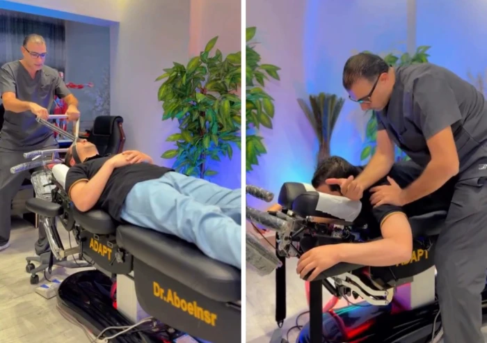 "ريلاكس يا أبو الشمامير".. فيديو طريف لطبيب مصري يعالج مريض سعودي من قبيلة شمر