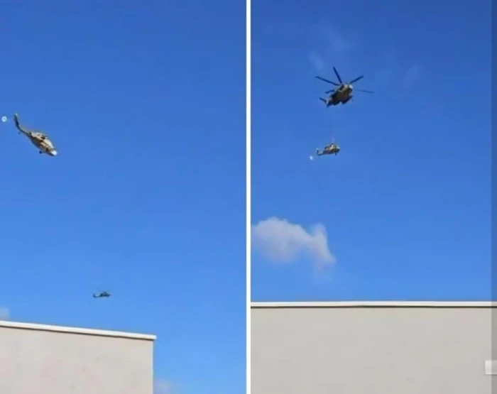 بالفيديو.. لحظة سقوط مروحية عسكرية إسرائيلية في الضفة الغربية