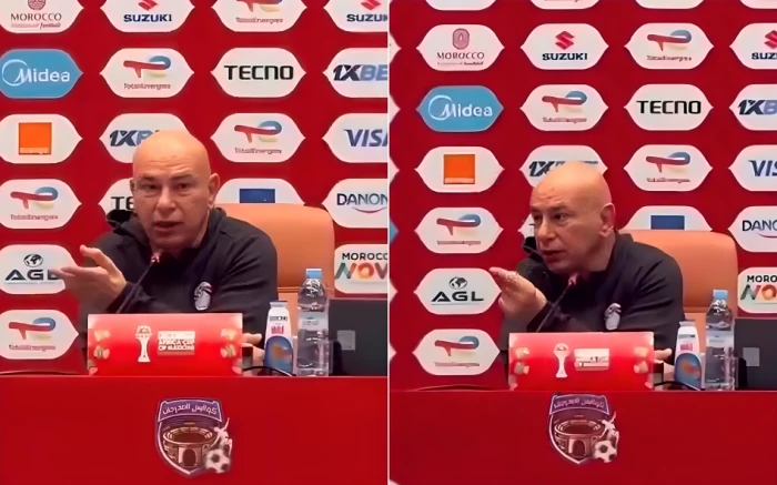 «سؤالك مش محترم»… بالفيديو: لحظة انفعال المدرب المصري  "حسام حسن" على صحفي  بسبب الهزيمة  أمام السنغال