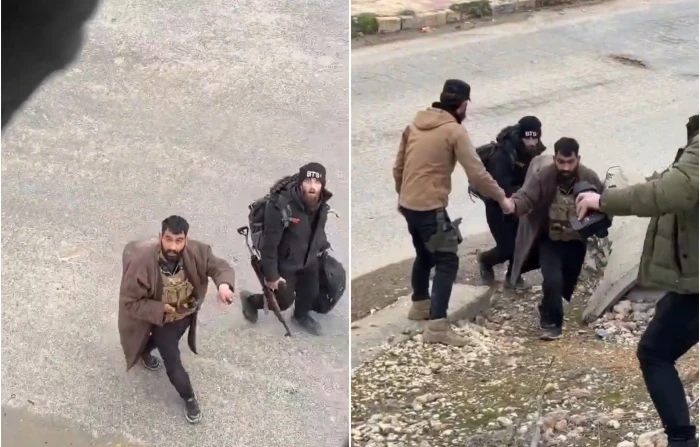 فيديو يوثّق انشقاق عناصر من "قسد" وتسليم أنفسهم للجيش السوري