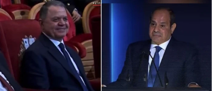«رجالتك بيودوك في داهية».. بالفيديو: السيسي يمازح وزير الداخلية في احتفالية عيد الشرطة